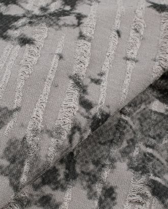 Трикотаж со спущенными петлями принт