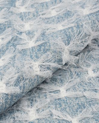 Джинс с объёмной вышивкой "Бантик" (Р)