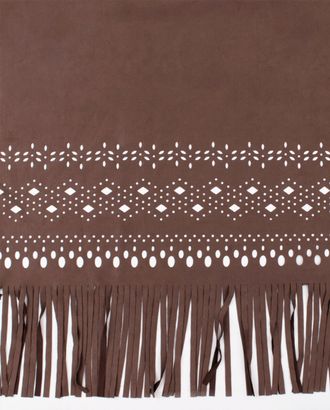 Замша-перфорация с бахромой