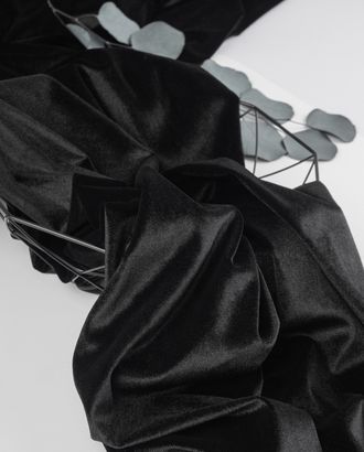 Бархат стрейч однотонный