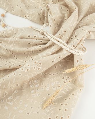 Лен с вышивкой "Ветта"