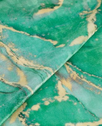 Бархат стрейч мраморный принт