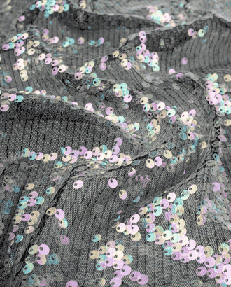 Пайетка на сетке "Радужная"