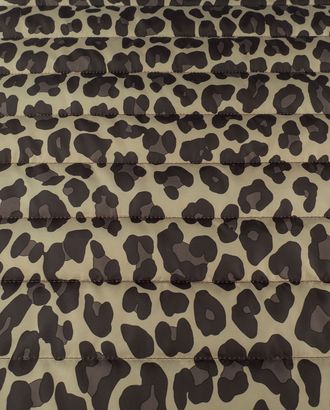 Курточная стежка на синтепоне принт