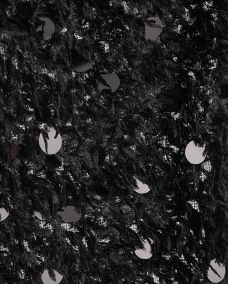 Декоративная ткань с пайеткой "Птица"