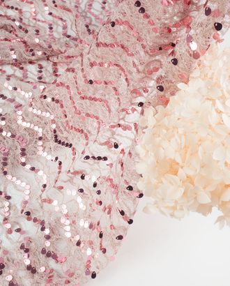 Кружевное полотно с пайеткой